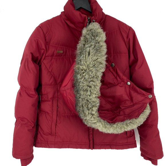 COLUMBIA SPORTSWEAR Faux Fur Trim Down Puffer